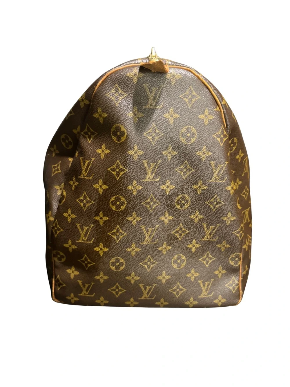 Louis Vuitton Keepall 60 Monogram Canvas Travel Duffel Lock Key Tag